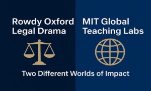 Rowdy Oxford Legal Drama and MIT Global Teaching Labs: Two Different Worlds of Impact